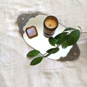 Vintage 90s mirror tray
